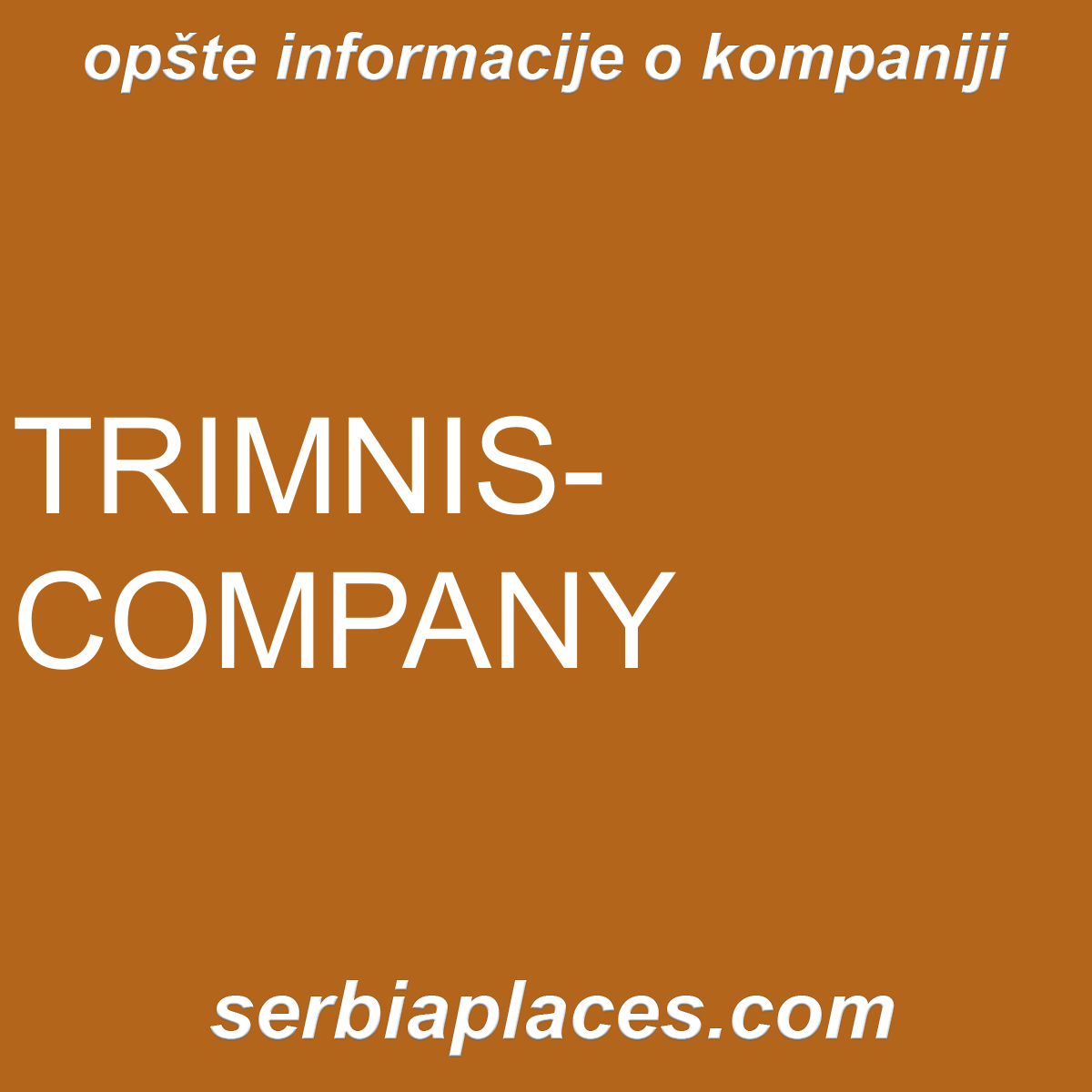 TRIMNIS-COMPANY