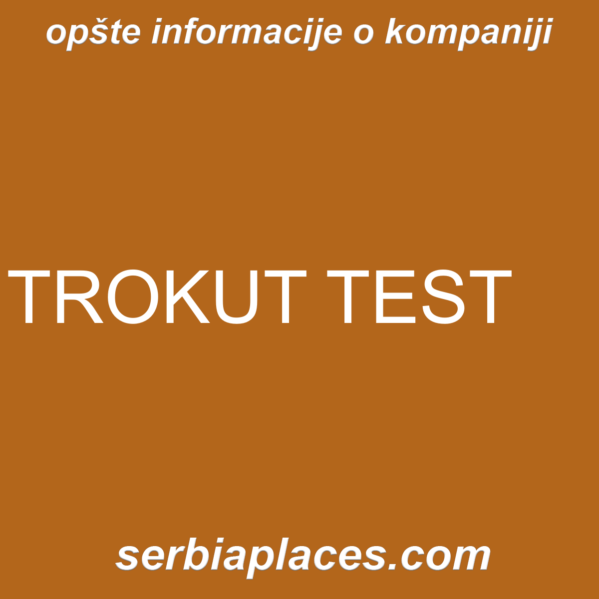 TROKUT TEST