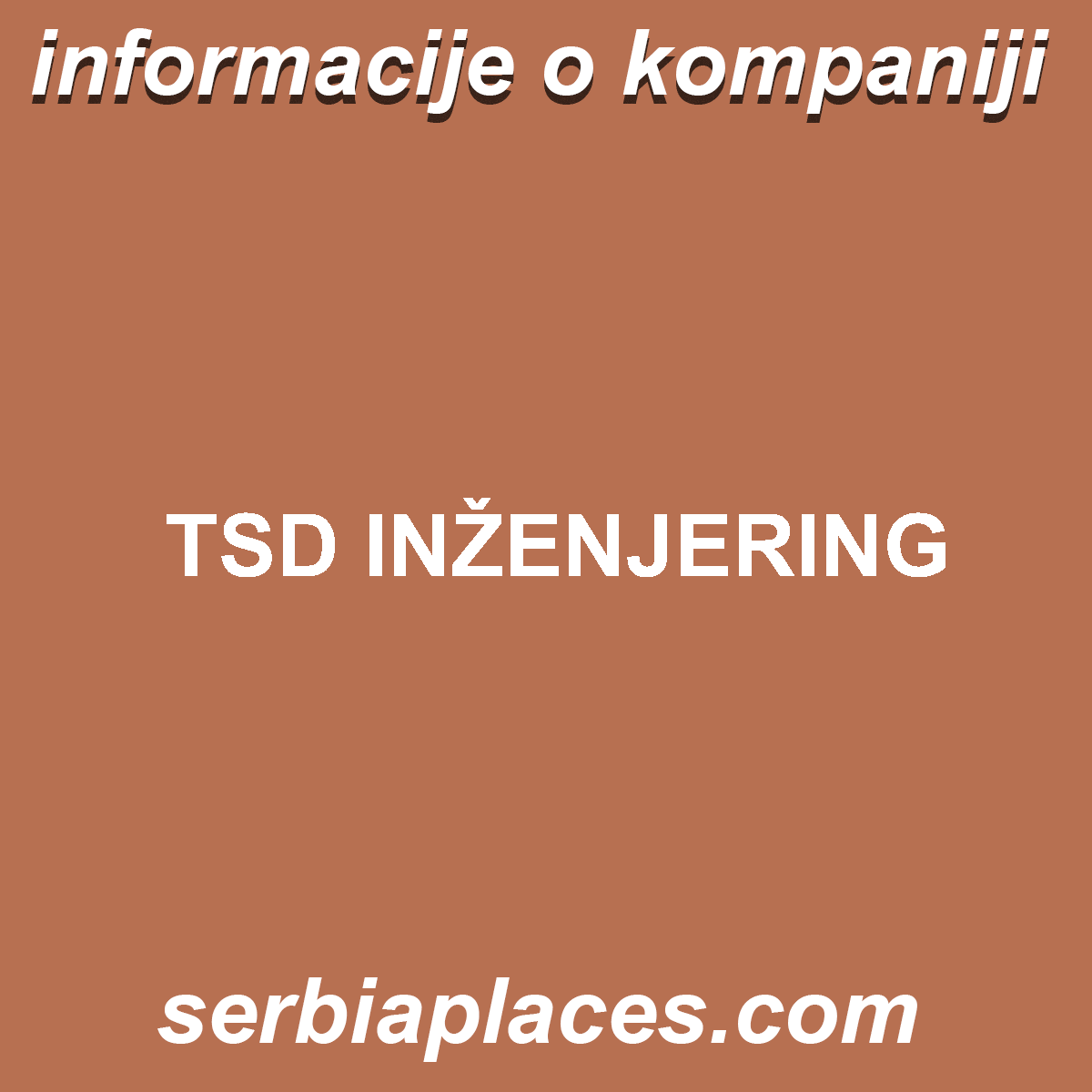TSD INŽENJERING