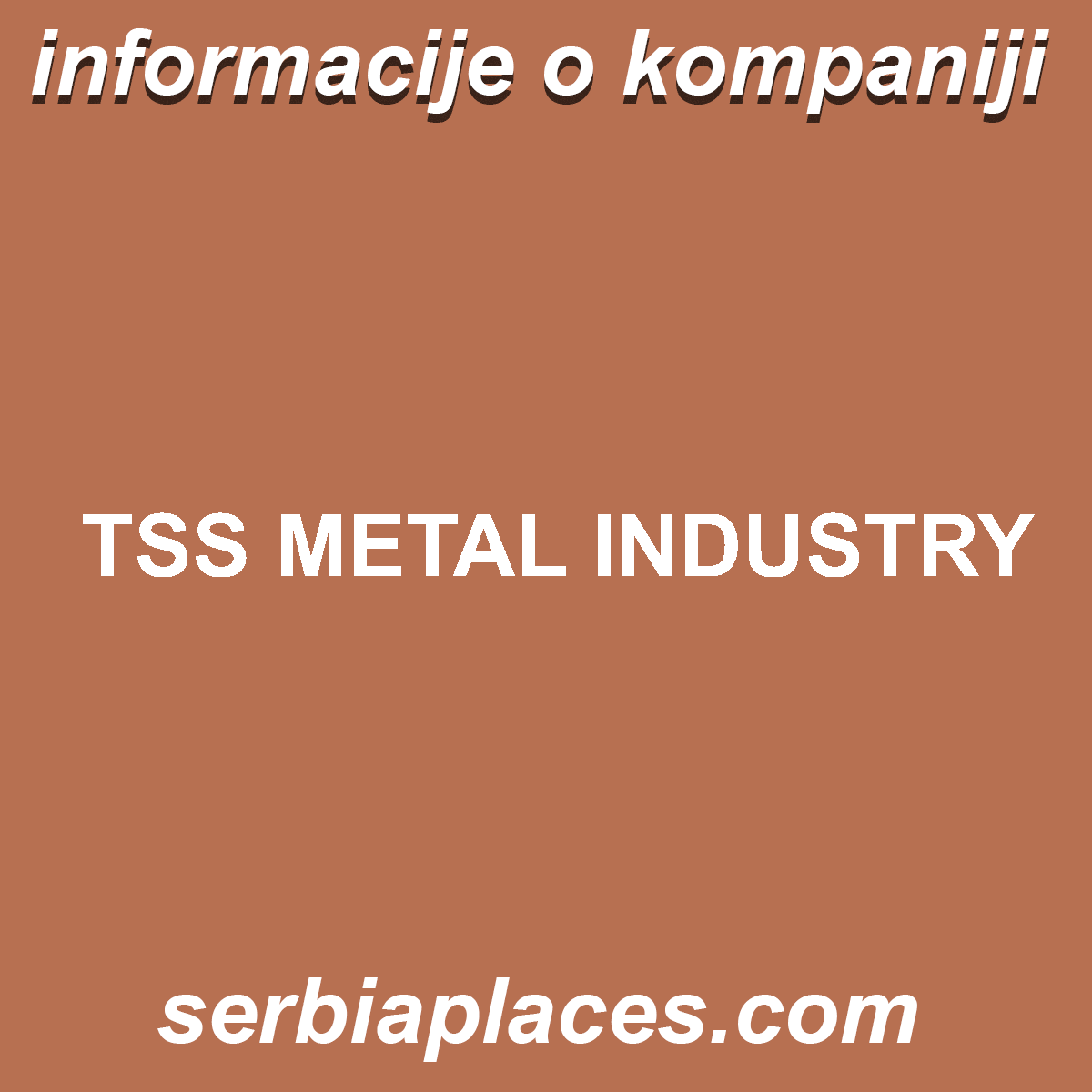 TSS METAL INDUSTRY