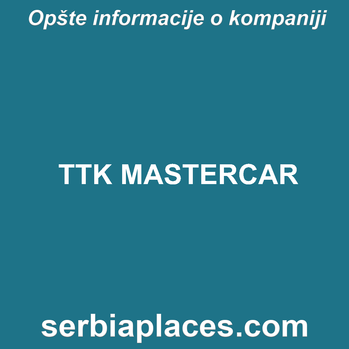 TTK MASTERCAR