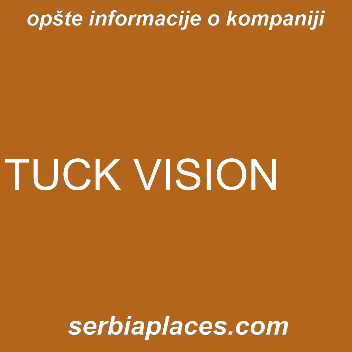 TUCK VISION