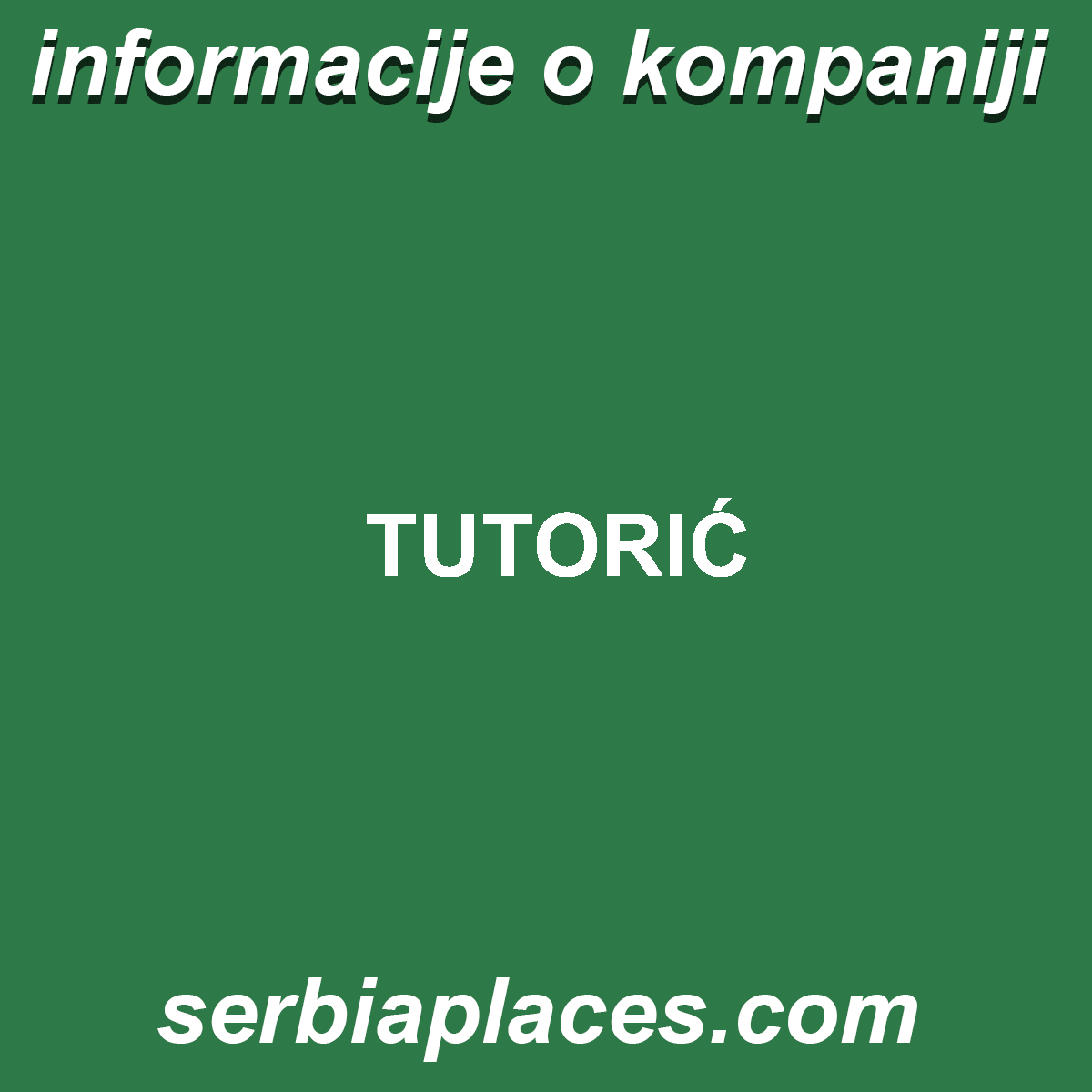 TUTORIĆ
