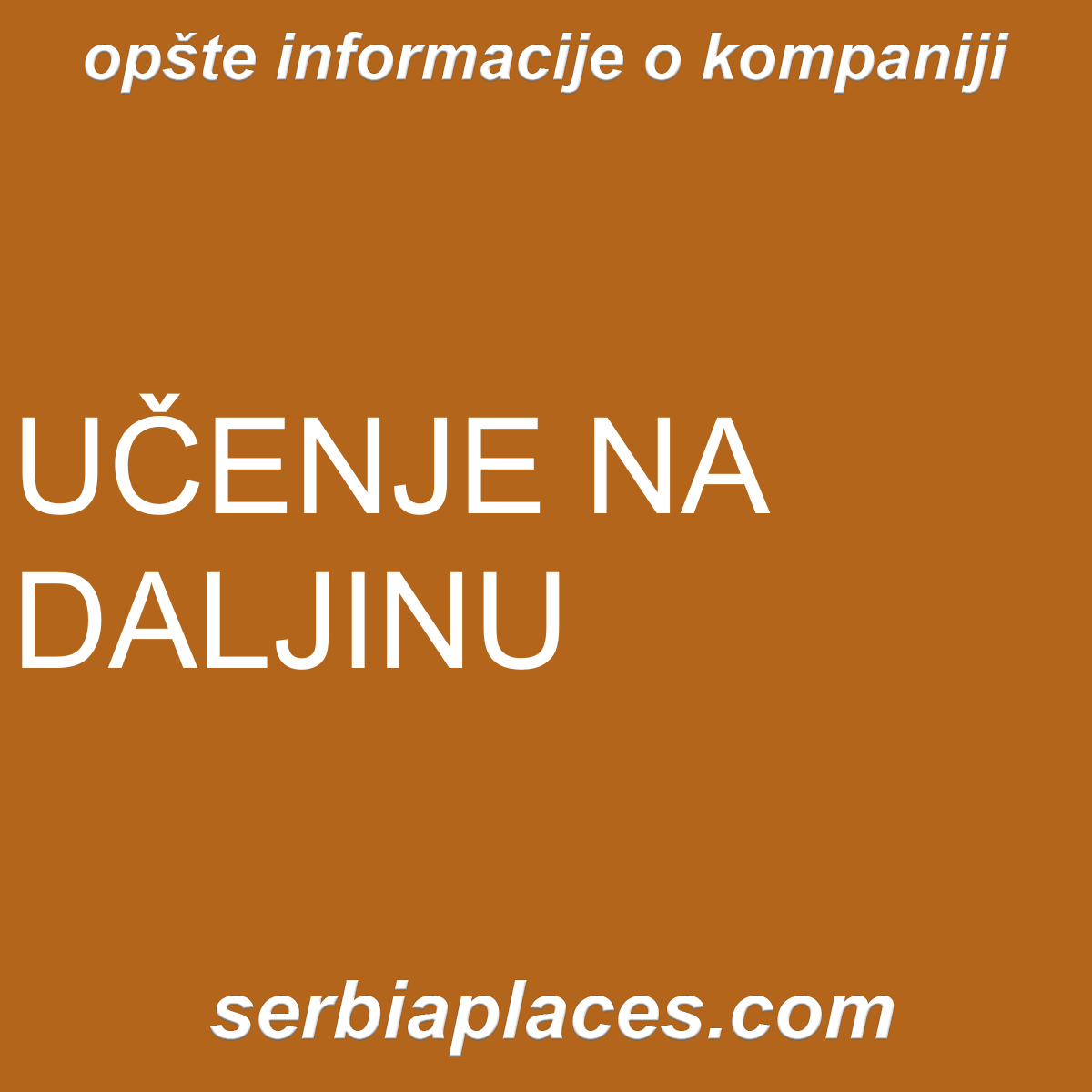 UČENJE NA DALJINU