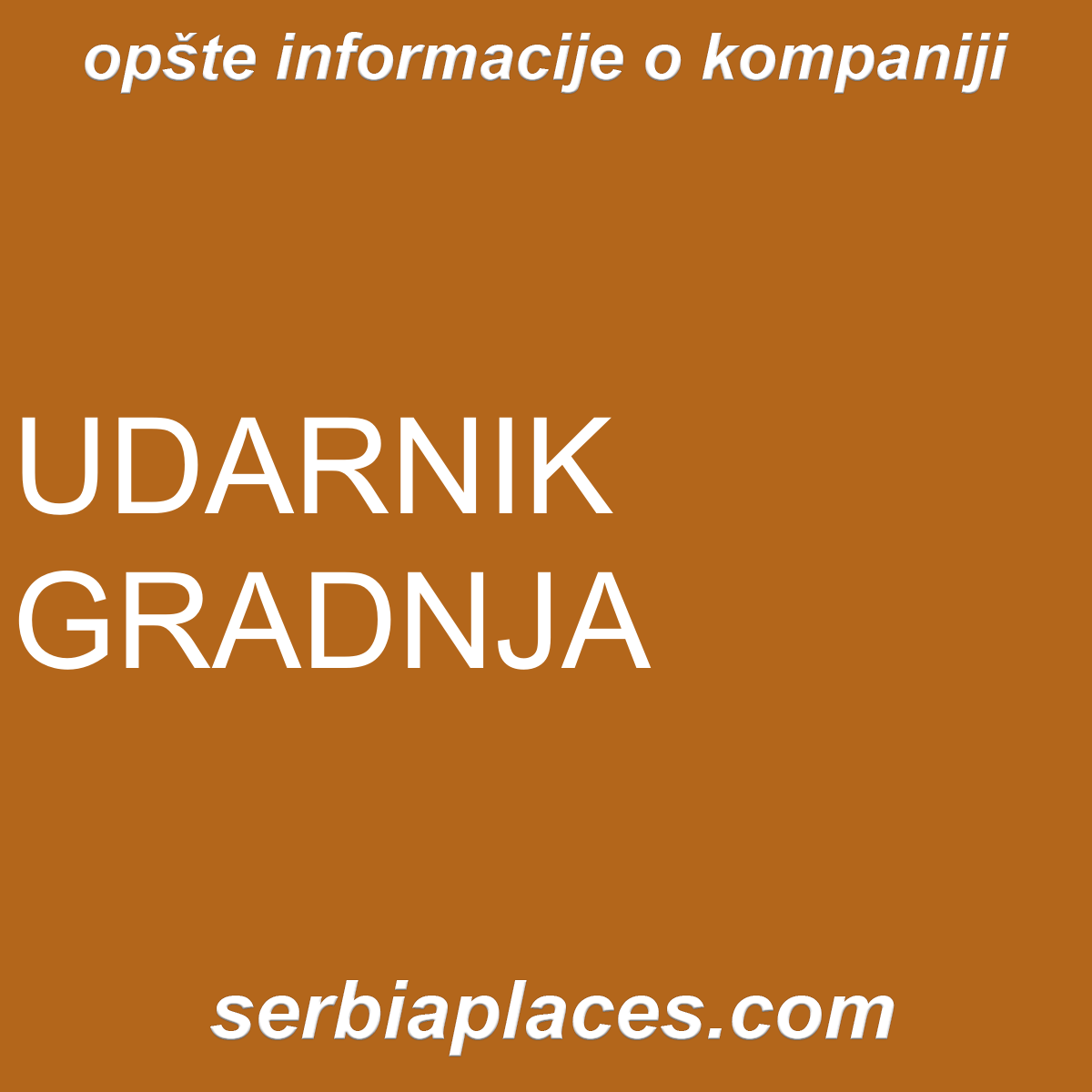 UDARNIK GRADNJA
