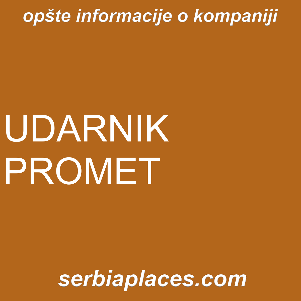 UDARNIK PROMET