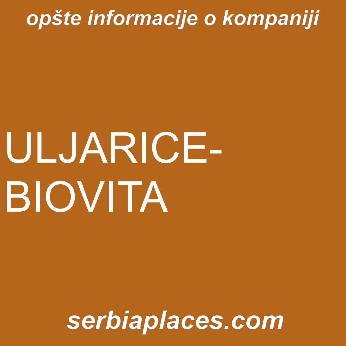 ULJARICE-BIOVITA