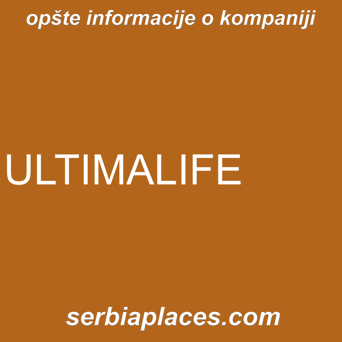 ULTIMALIFE