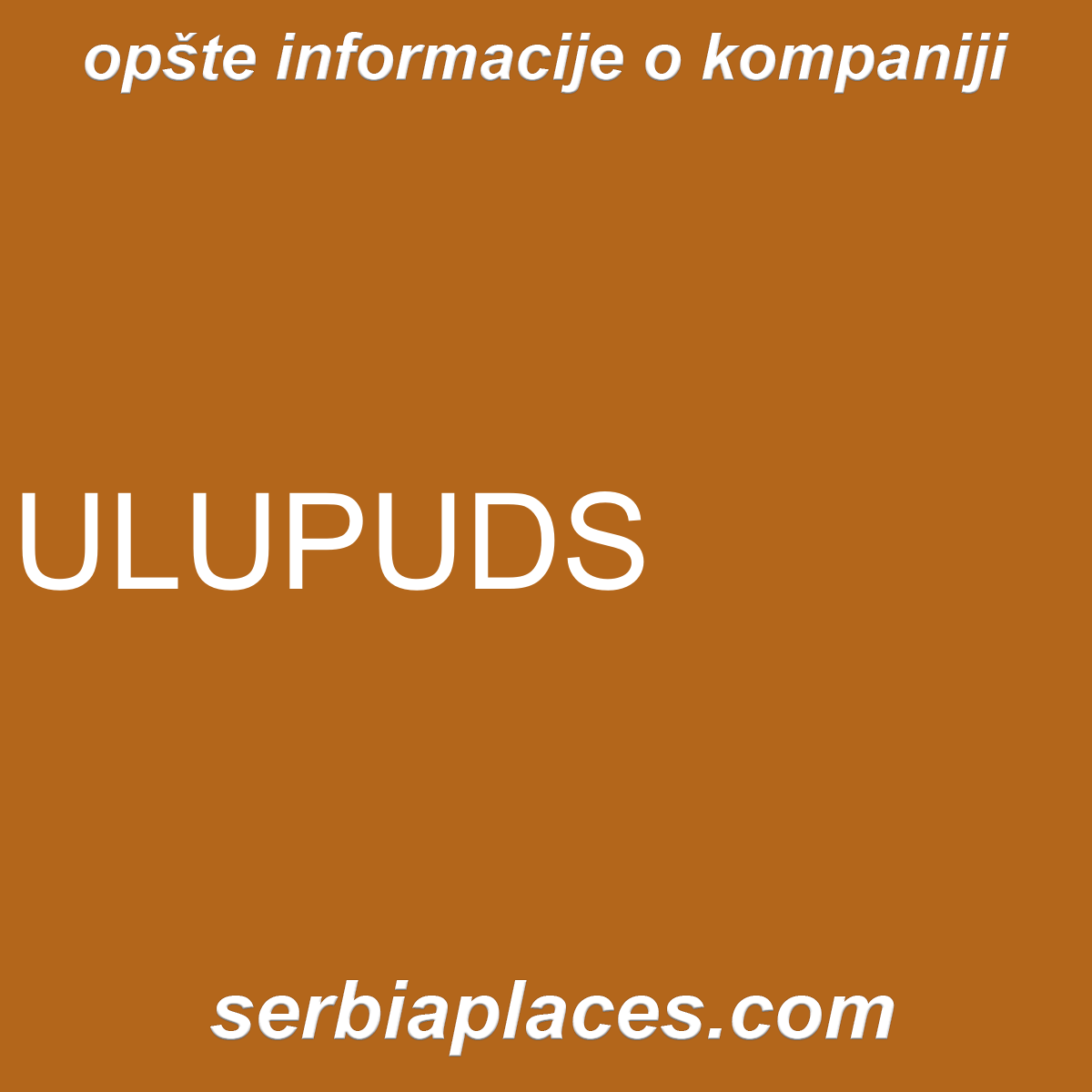 ULUPUDS