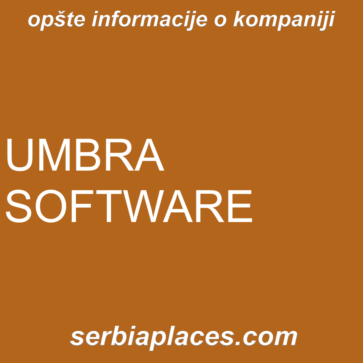 UMBRA SOFTWARE