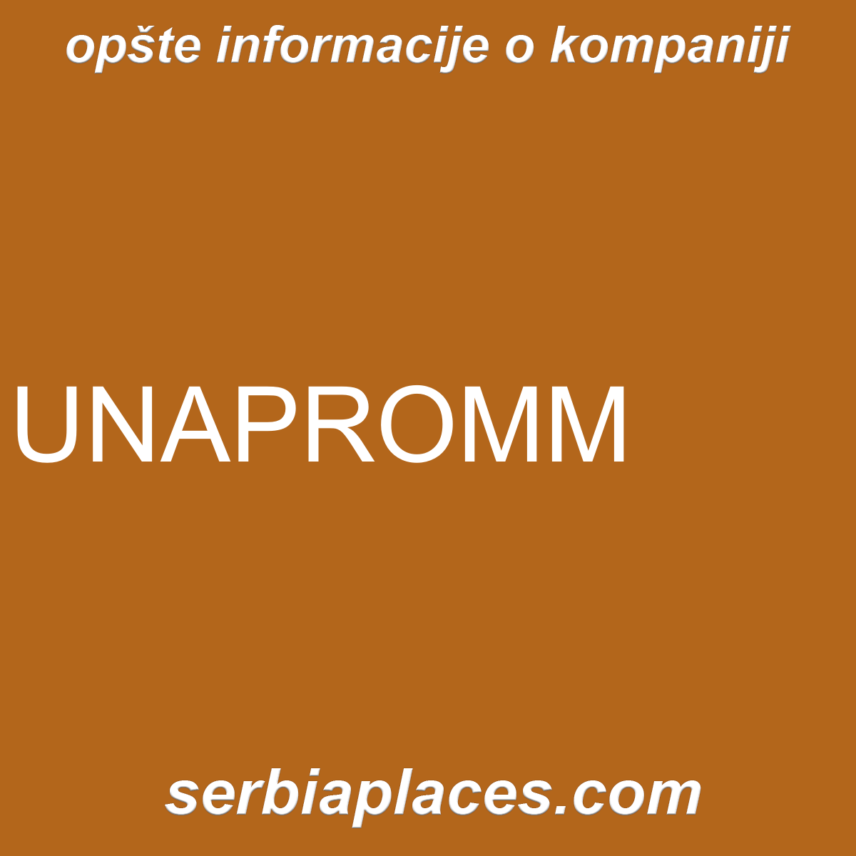 UNAPROMM