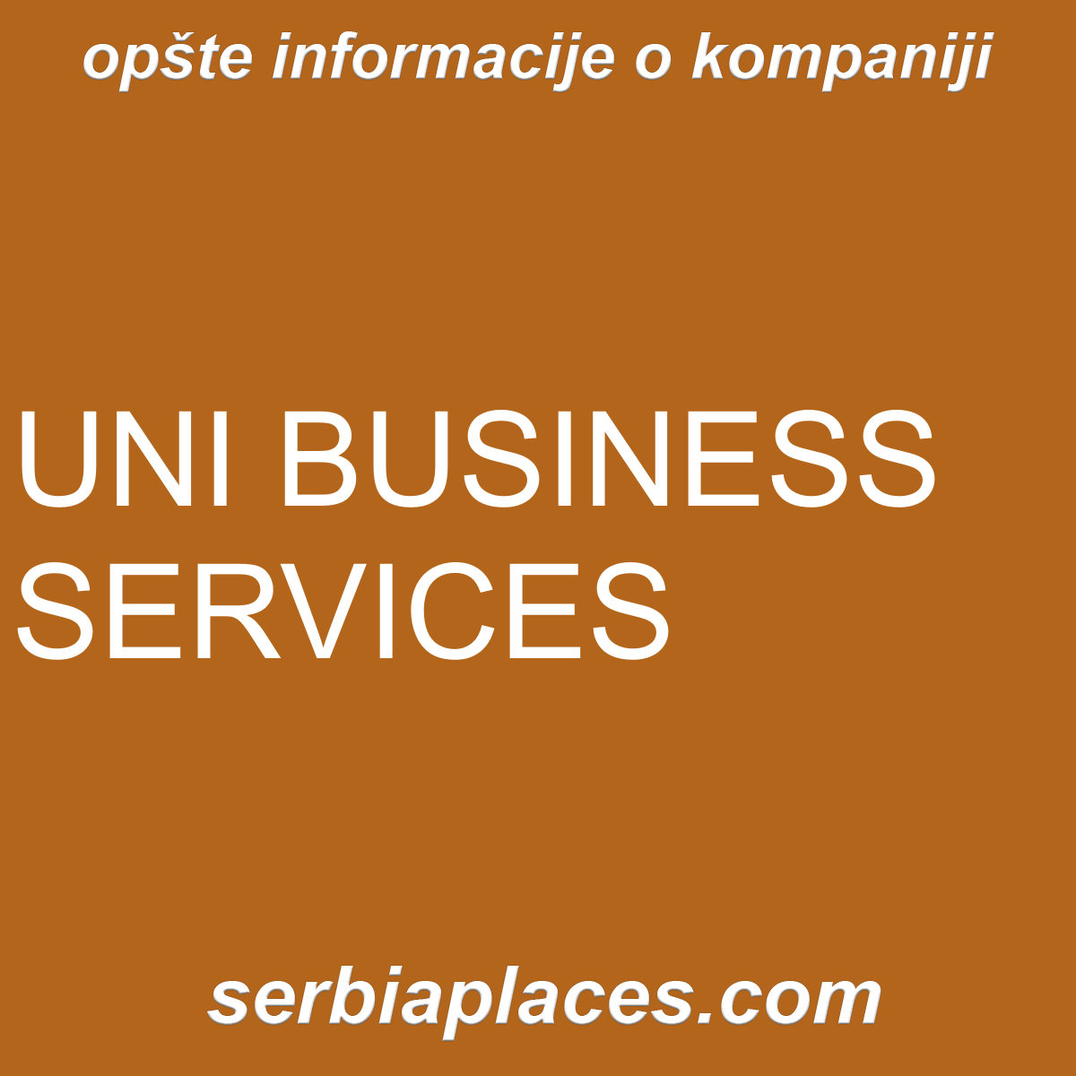UNI BUSINESS SERVICES