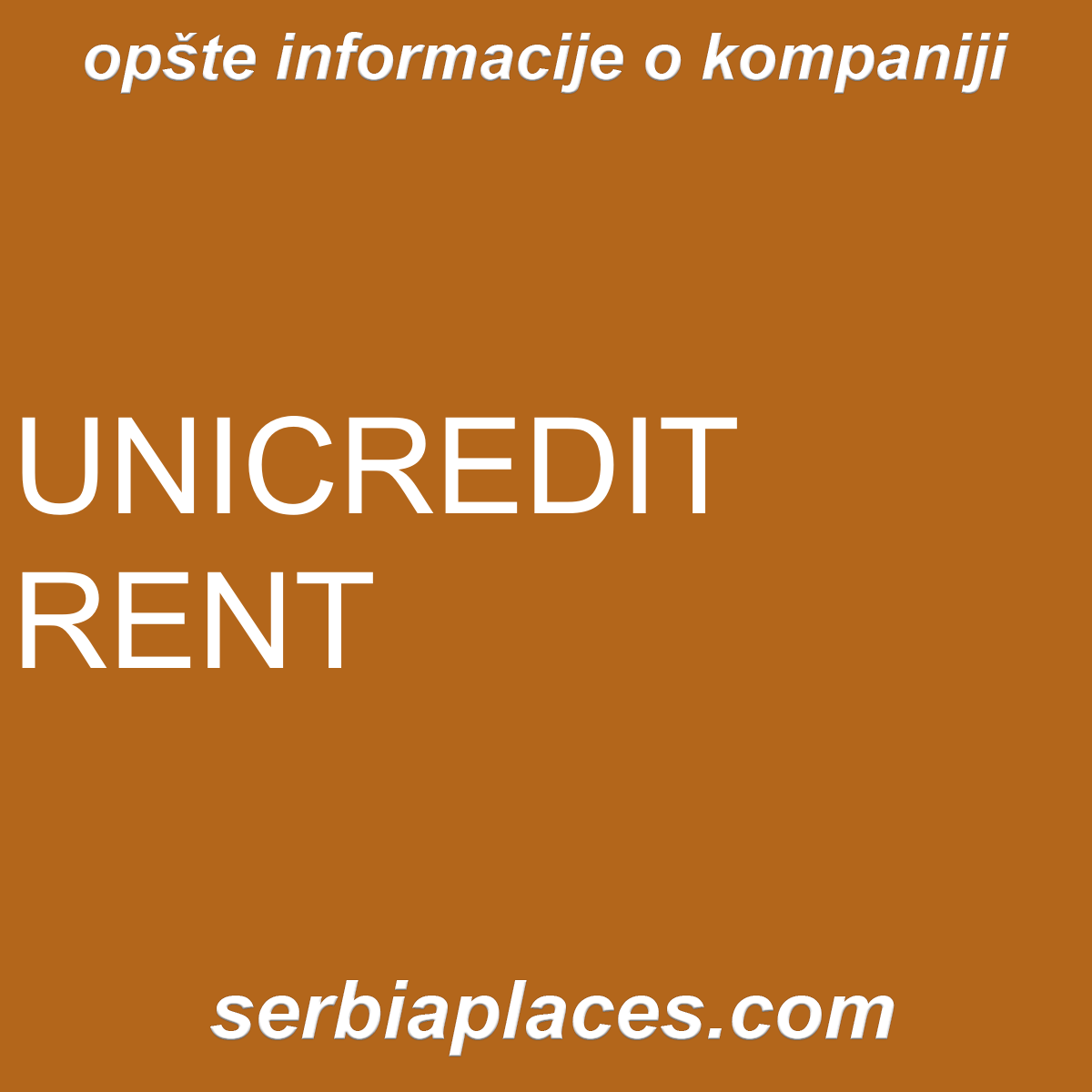UNICREDIT RENT