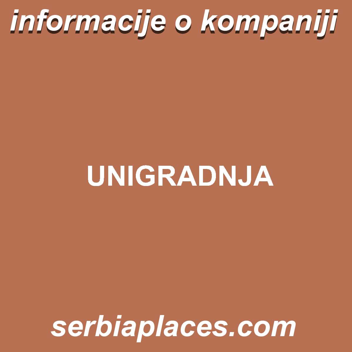 UNIGRADNJA