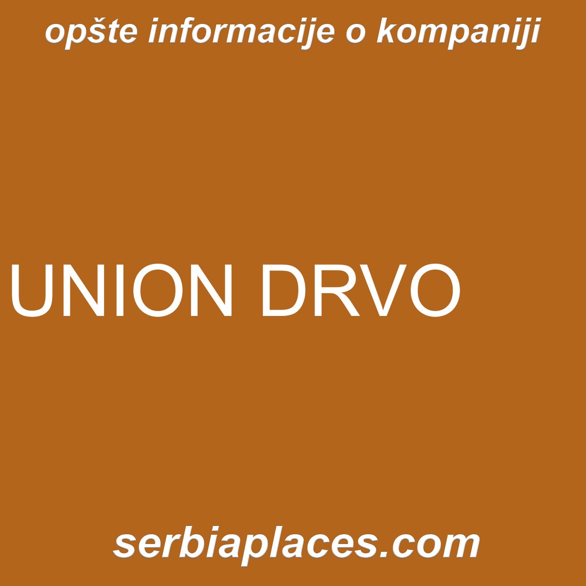 UNION DRVO