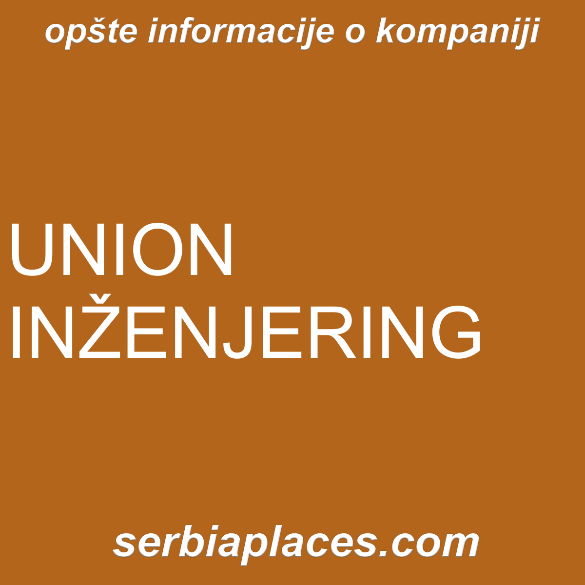 UNION INŽENJERING