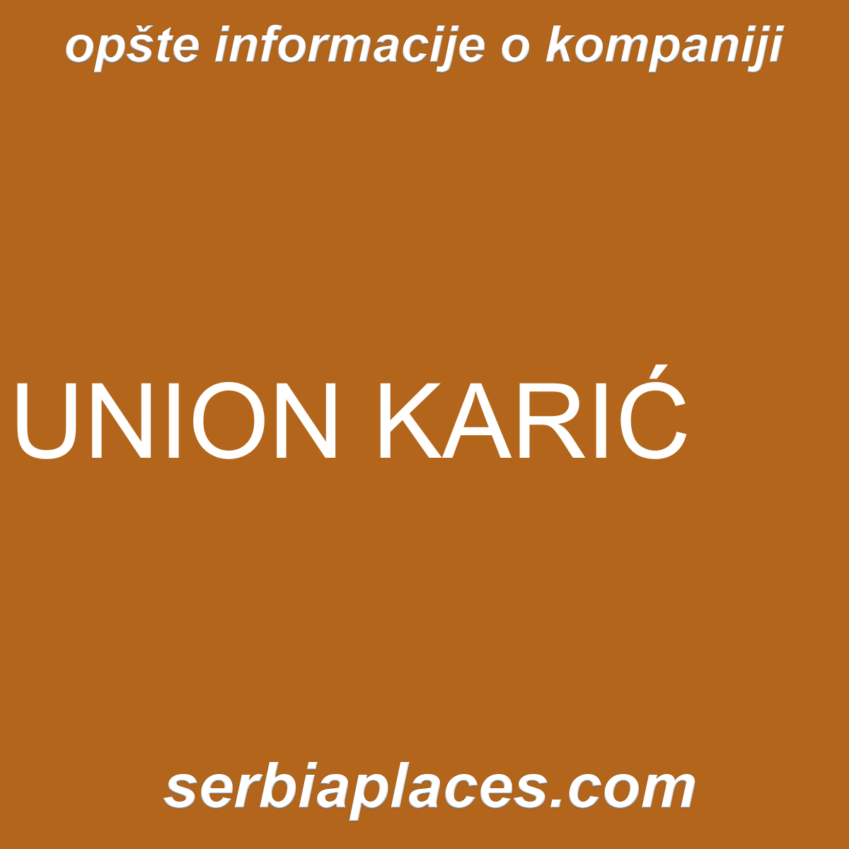 UNION KARIĆ