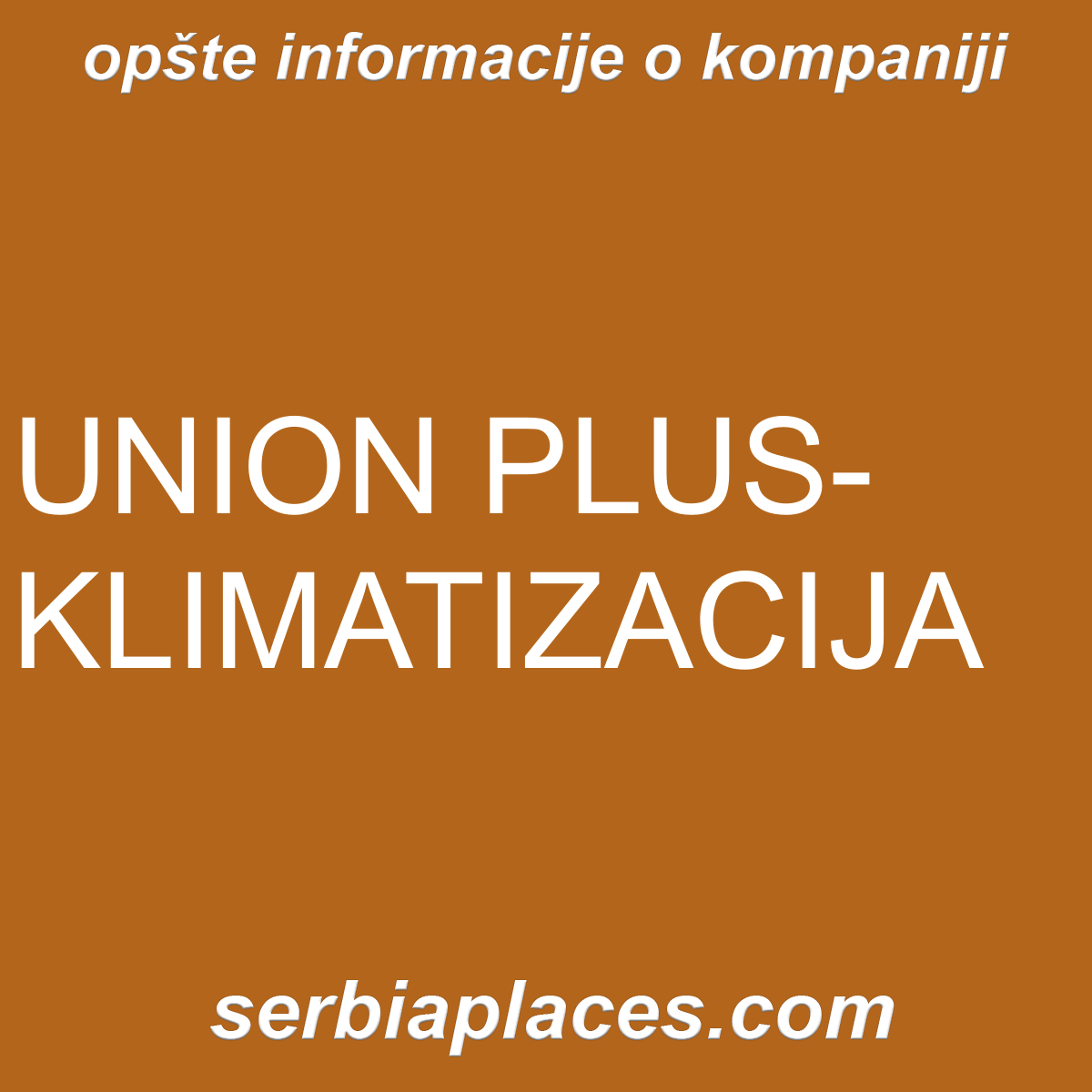 UNION PLUS-KLIMATIZACIJA