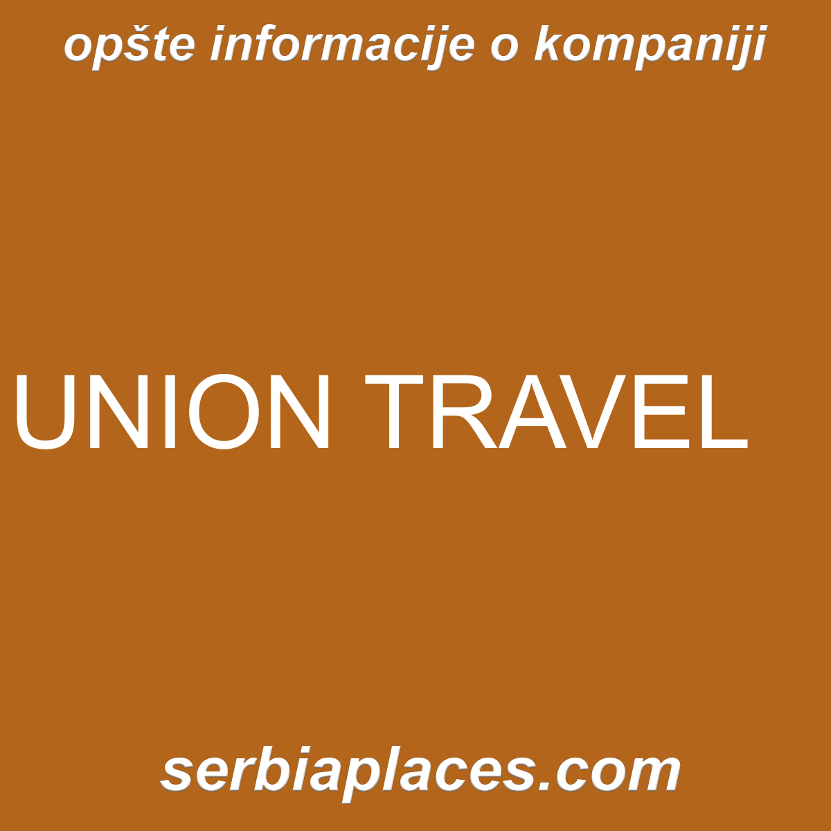 UNION TRAVEL