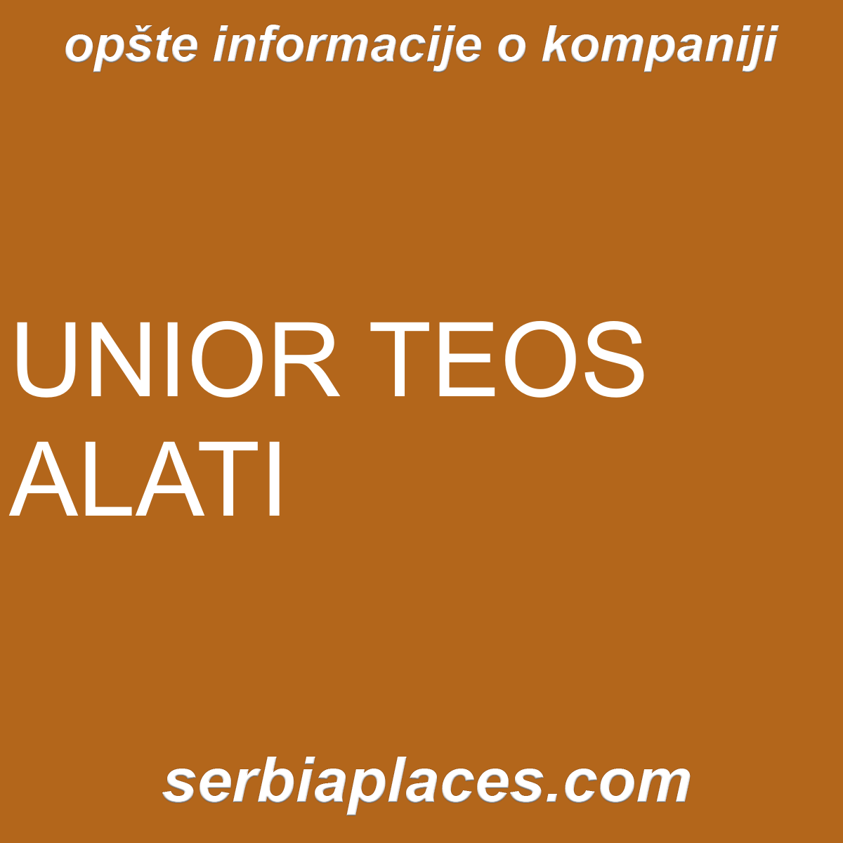 UNIOR TEOS ALATI