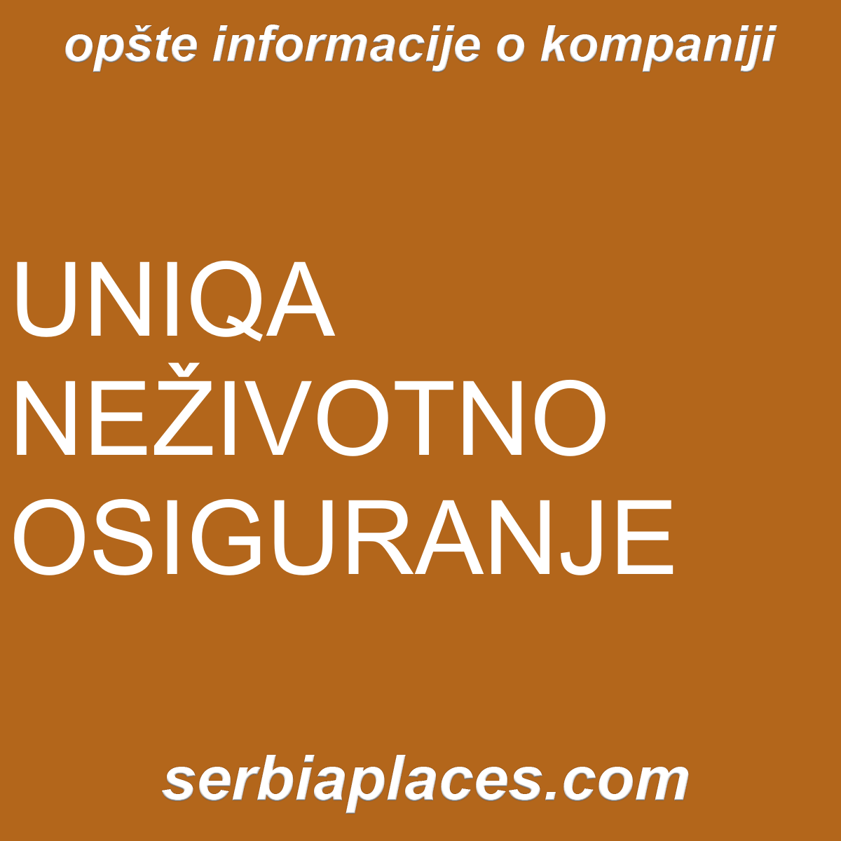 UNIQA NEŽIVOTNO OSIGURANJE