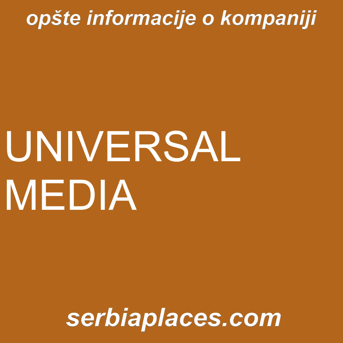 UNIVERSAL MEDIA