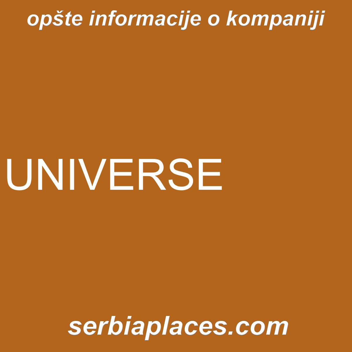 UNIVERSE