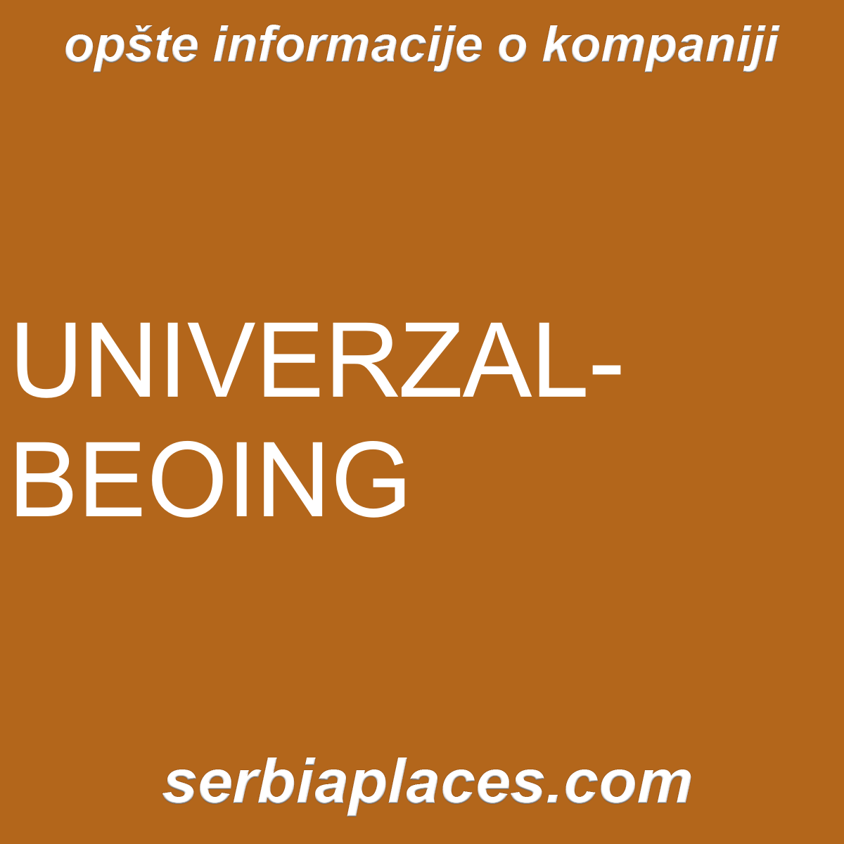 UNIVERZAL-BEOING