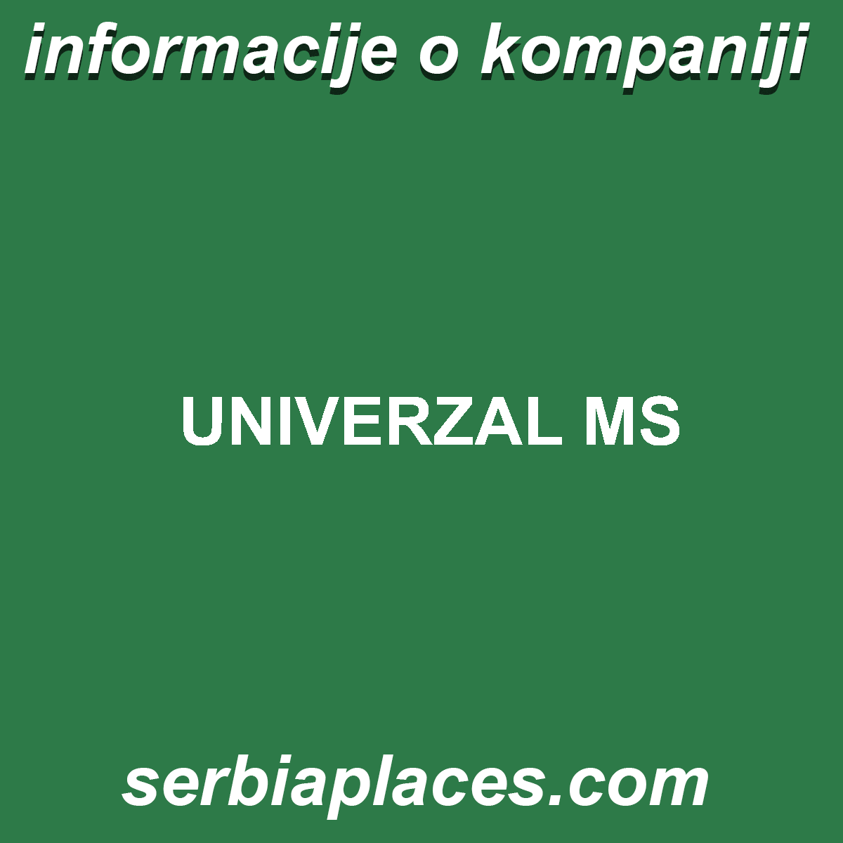 UNIVERZAL MS