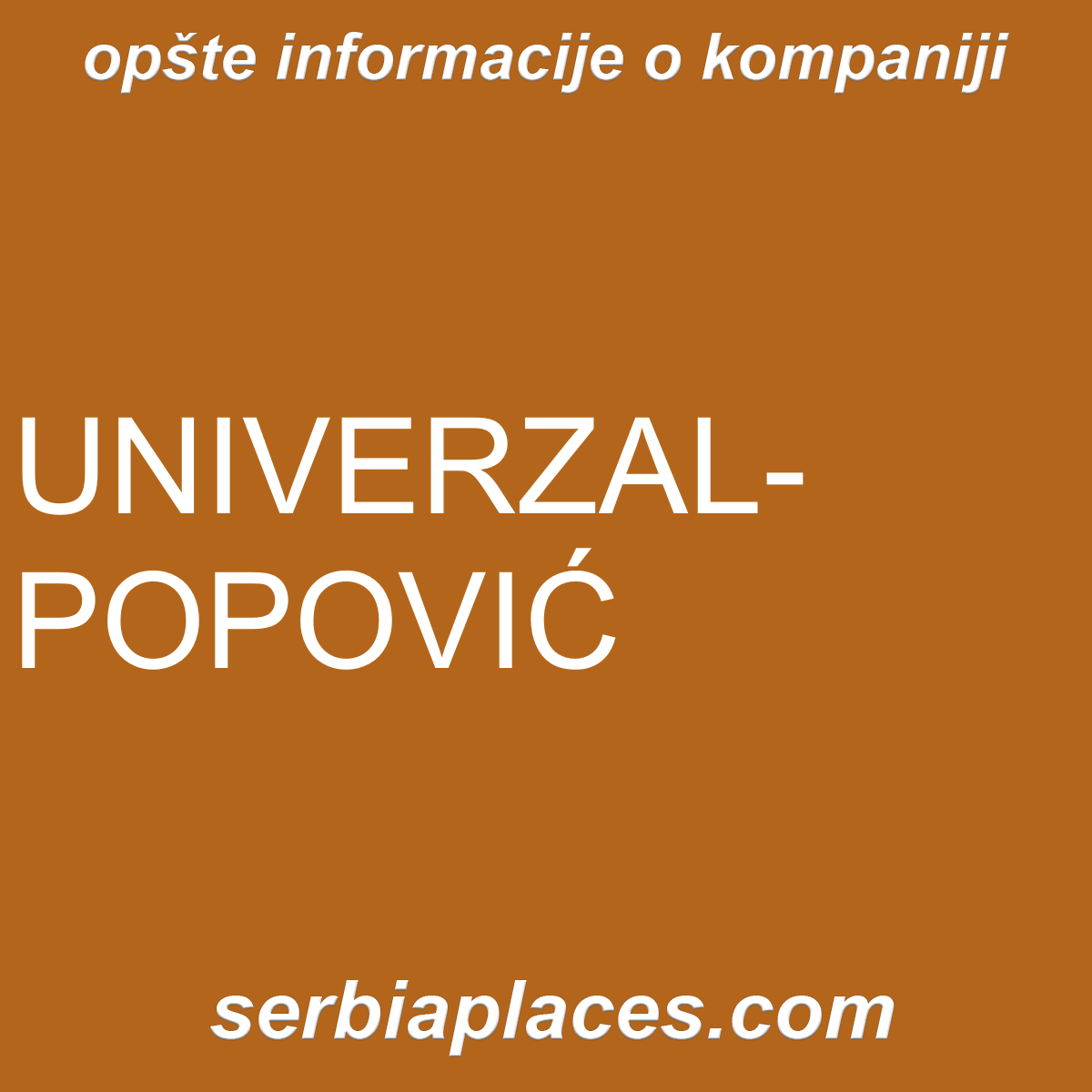 UNIVERZAL-POPOVIĆ