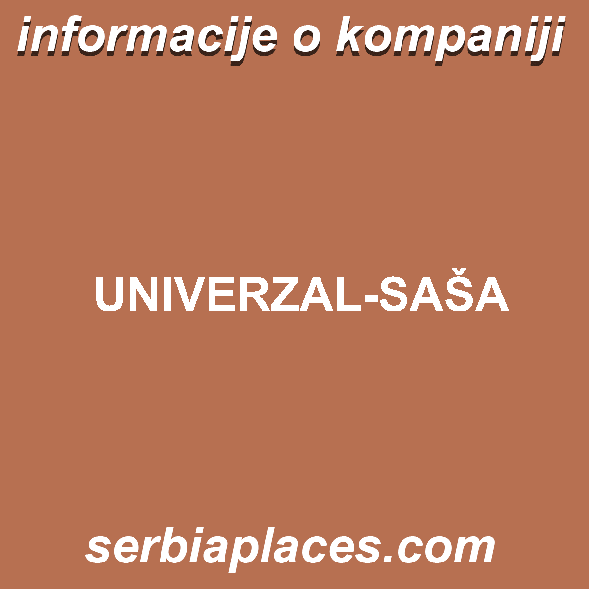 UNIVERZAL-SAŠA