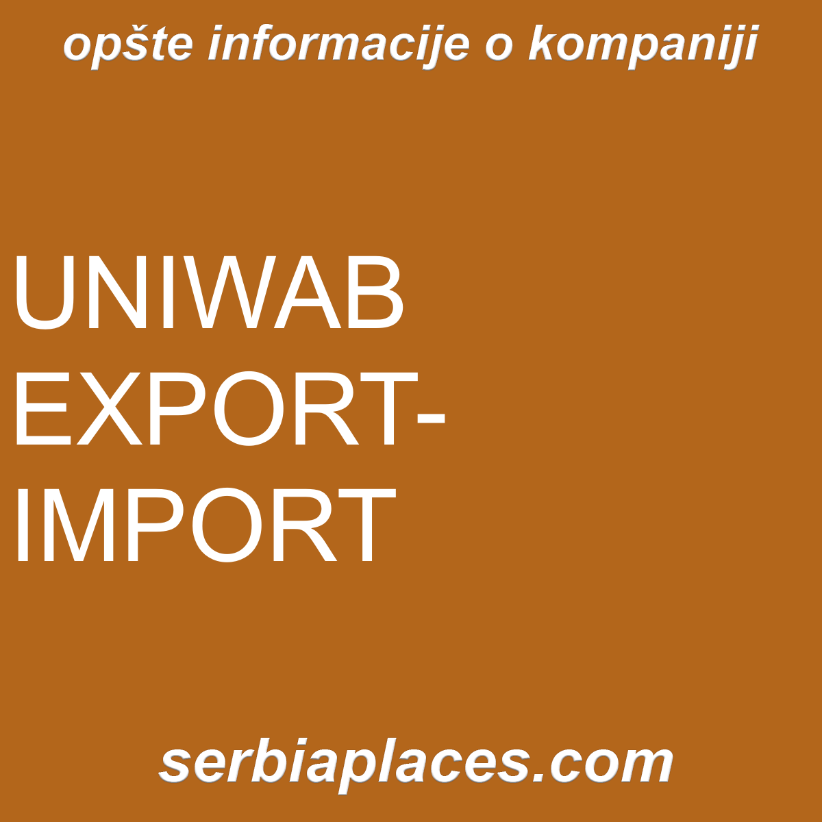 UNIWAB EXPORT-IMPORT