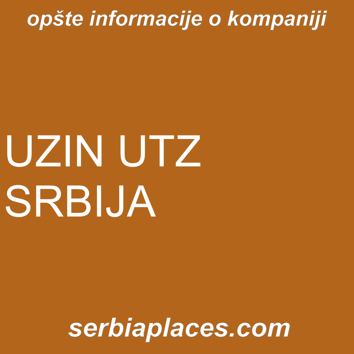 UZIN UTZ SRBIJA
