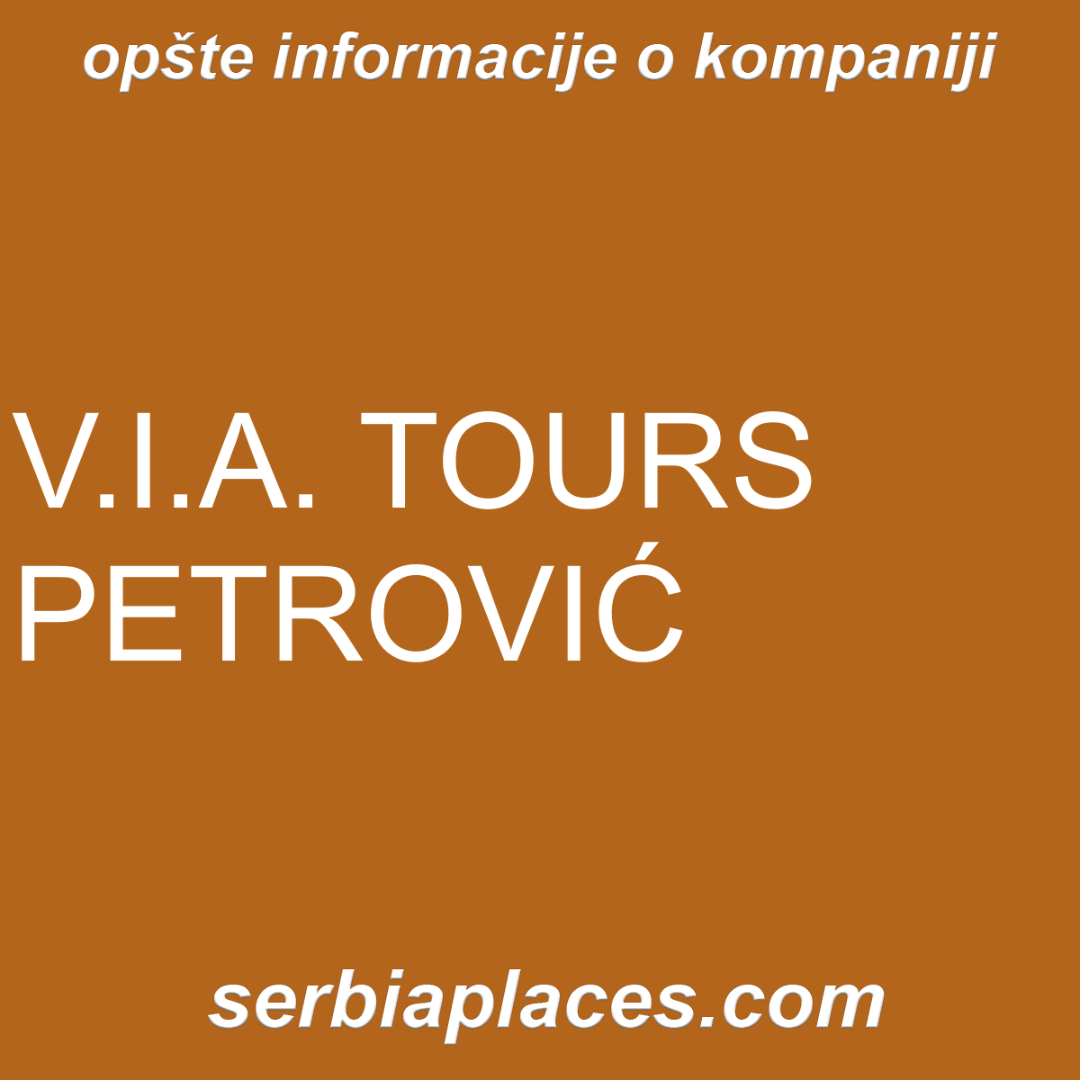 V.I.A. TOURS PETROVIĆ