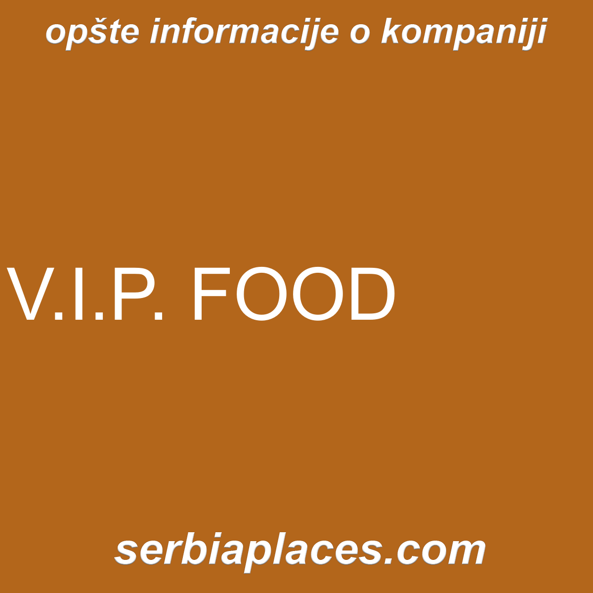 V.I.P. FOOD