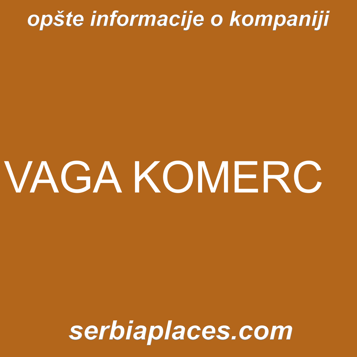 VAGA KOMERC