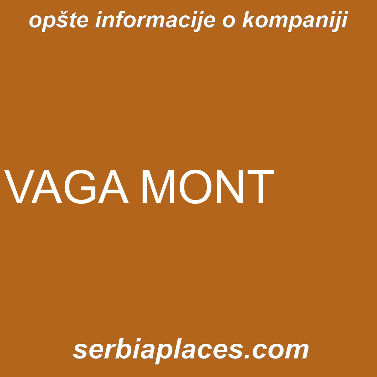 VAGA MONT