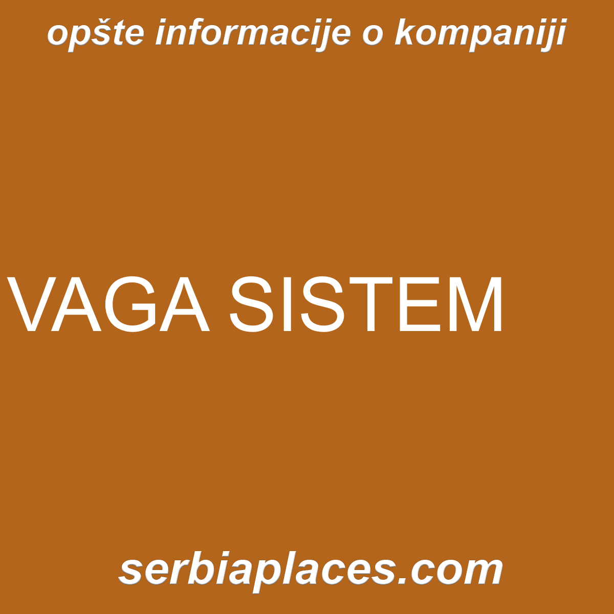 VAGA SISTEM
