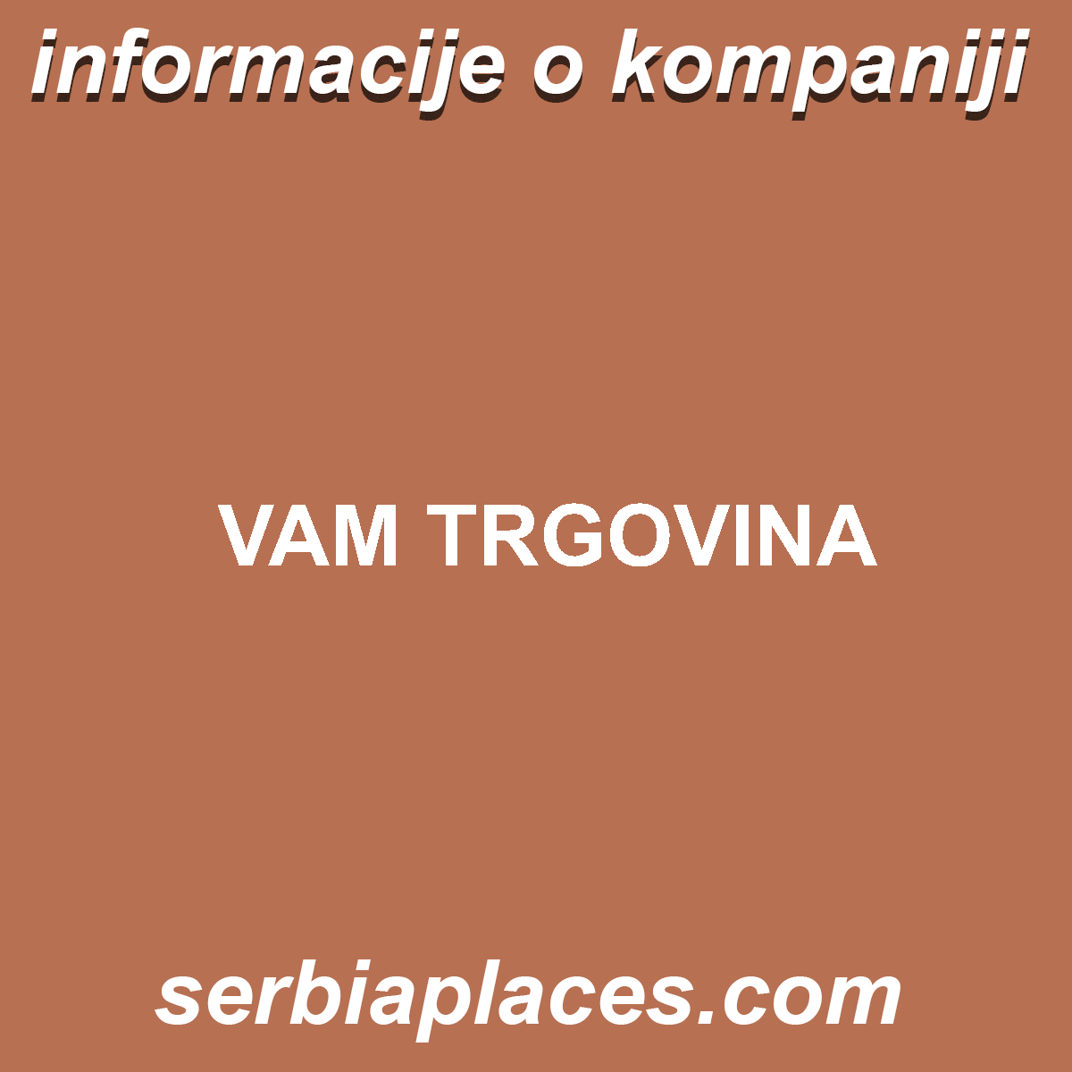 VAM TRGOVINA