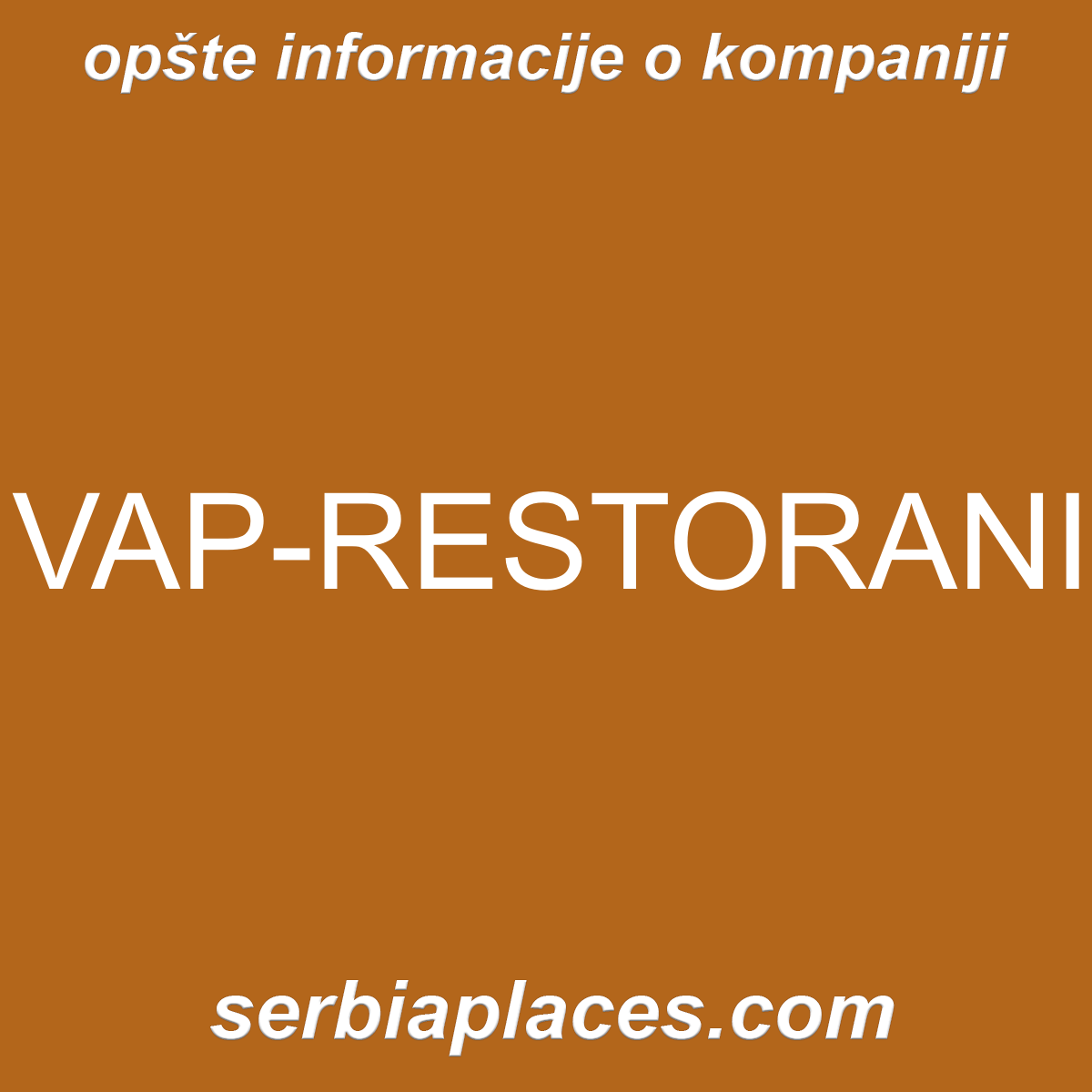 VAP-RESTORANI