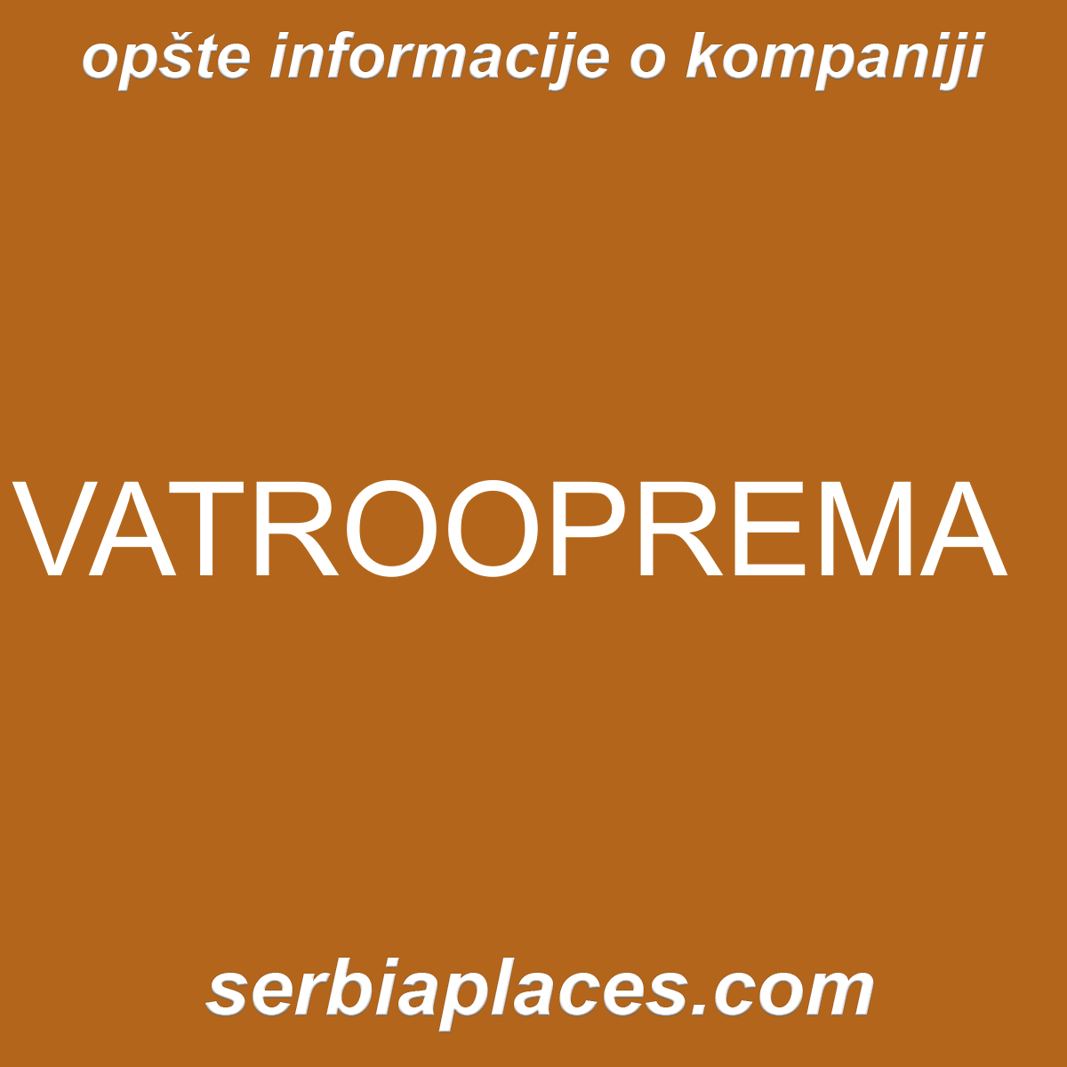 VATROOPREMA