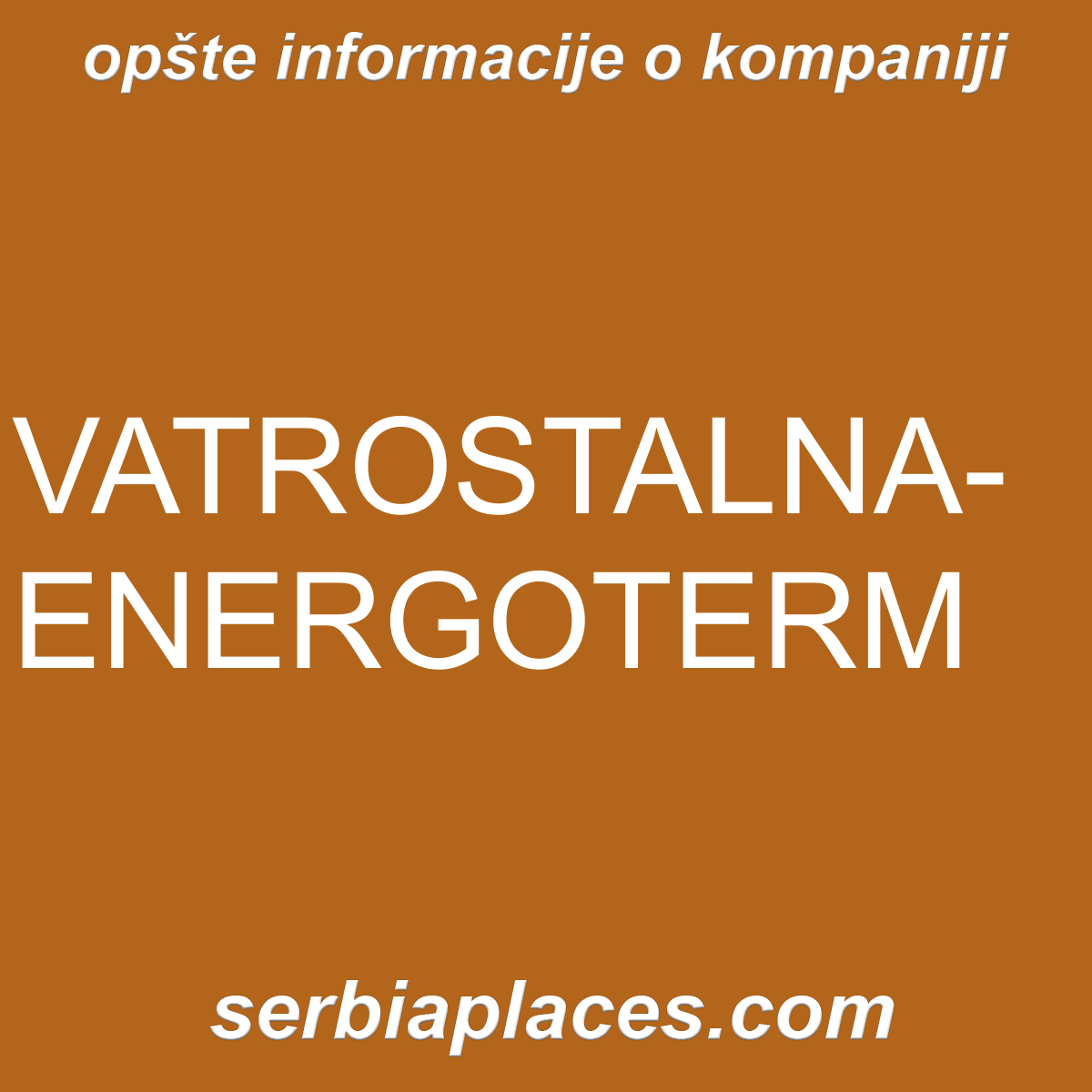 VATROSTALNA-ENERGOTERM
