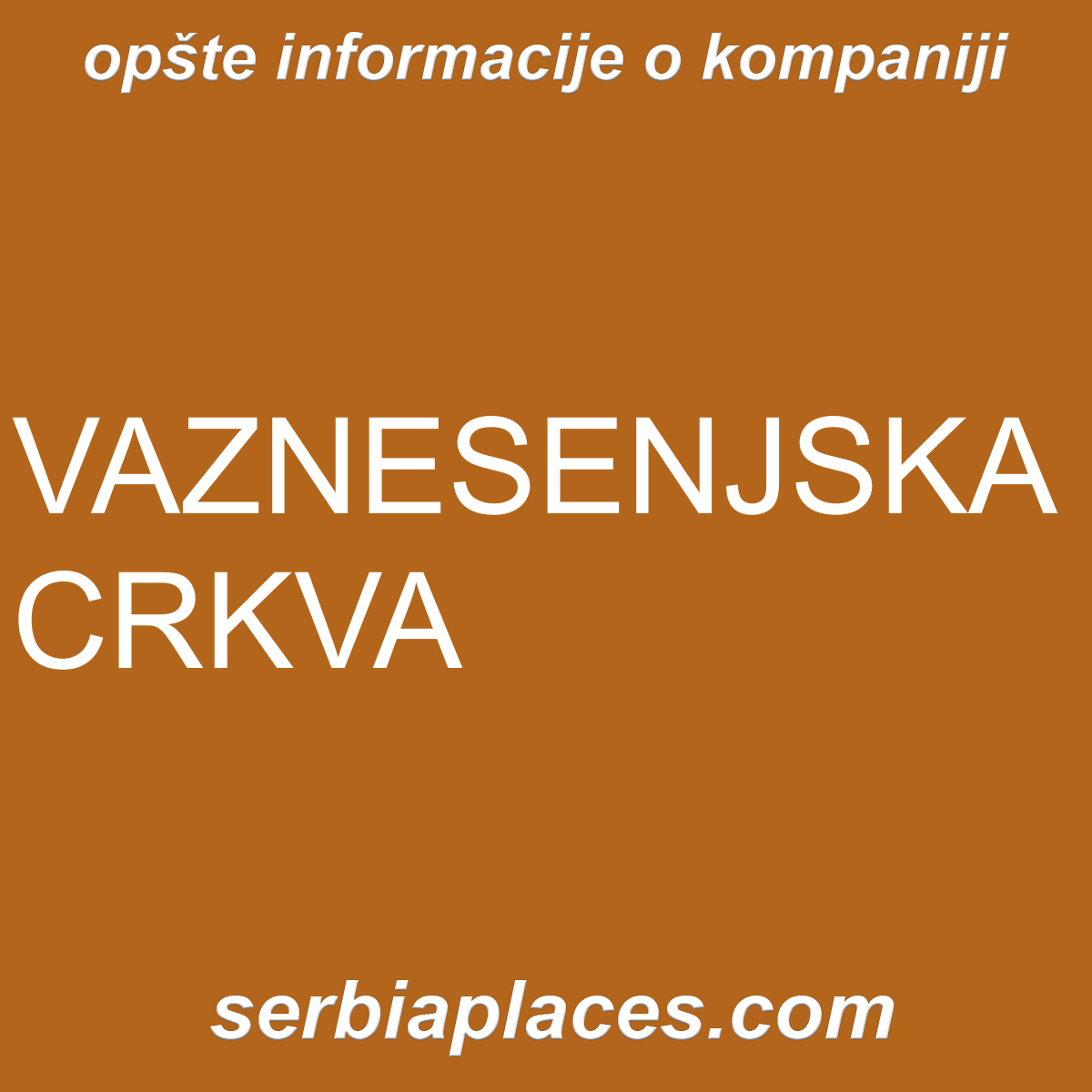 VAZNESENJSKA CRKVA