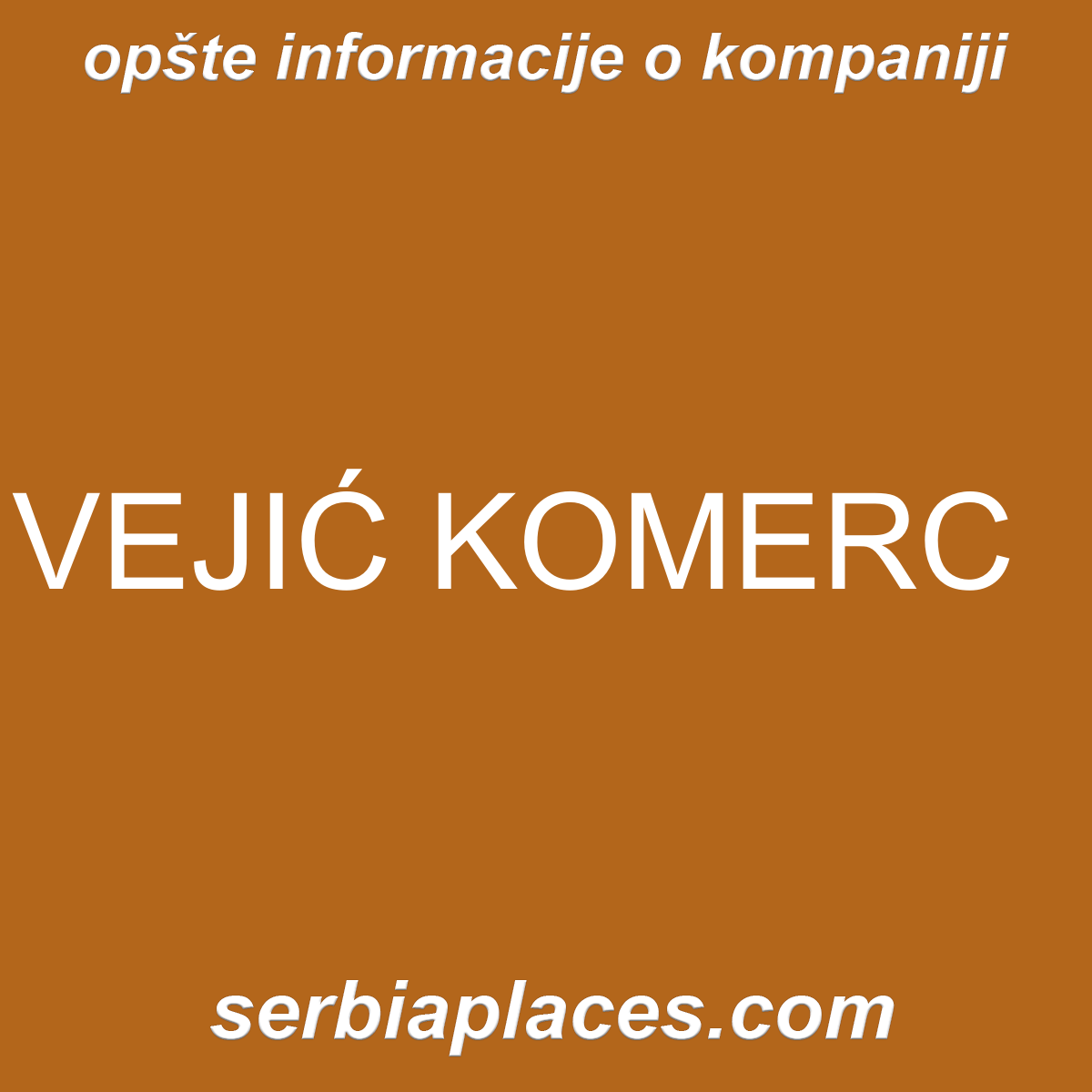 VEJIĆ KOMERC