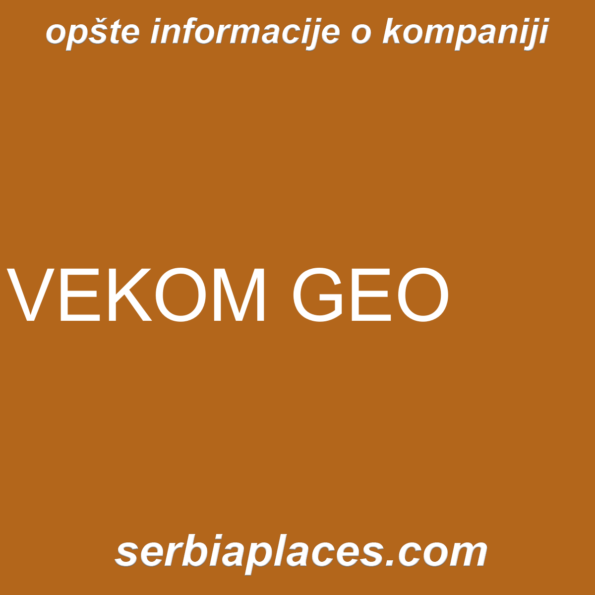 VEKOM GEO
