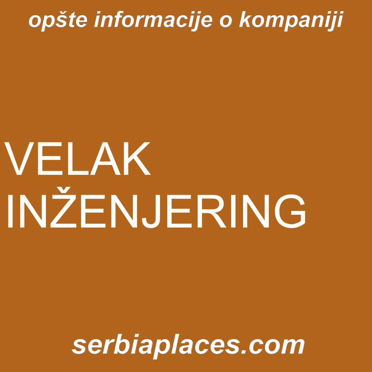 VELAK INŽENJERING