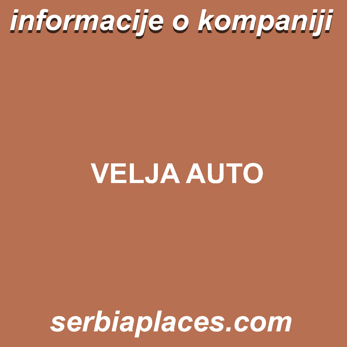 VELJA-AUTO