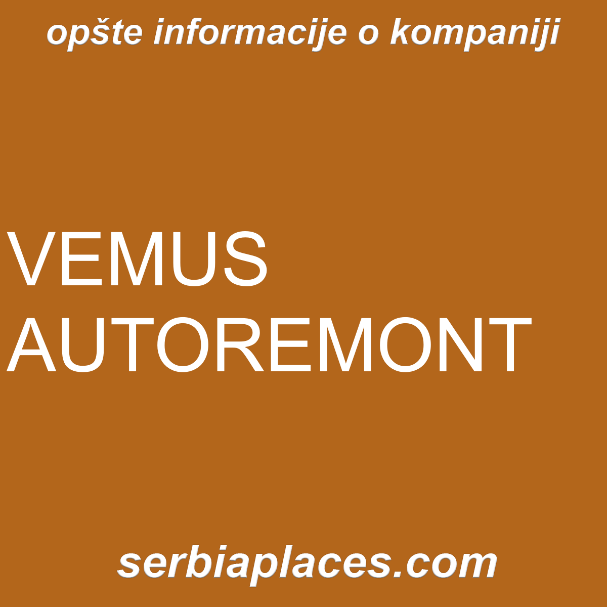 VEMUS AUTOREMONT