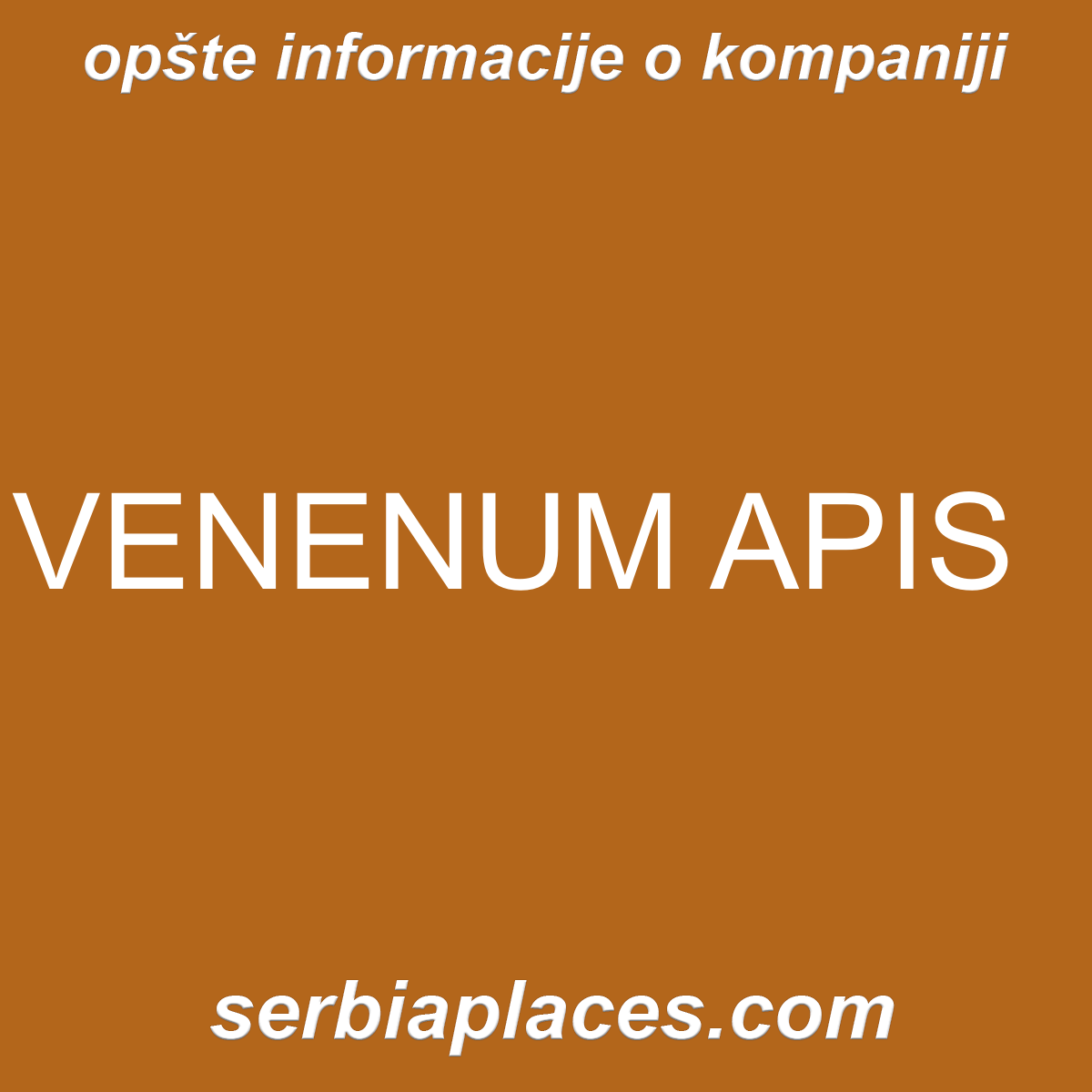 VENENUM APIS