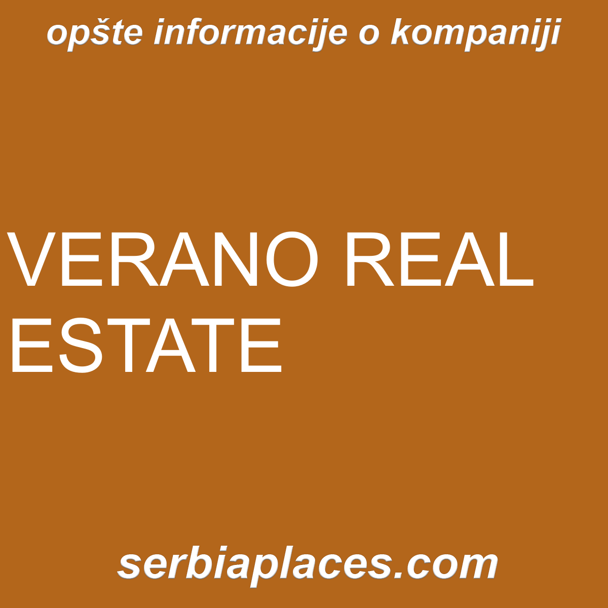 VERANO REAL ESTATE